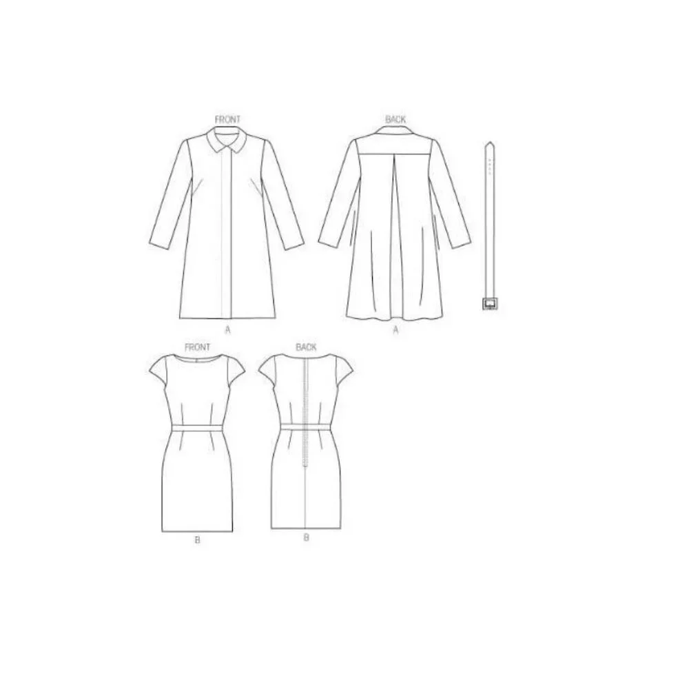 Butterick Sewing Pattern 5952‎ Dress Jacket Misses Size 8-16